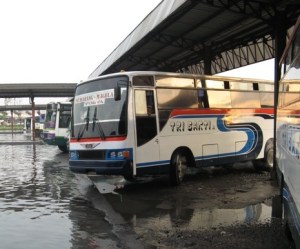 Buses like these are cheap in Indonesia, but your life can be as some locals would say, insha-Allah, or at the mercy of God.