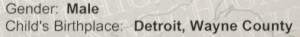 Here's the proof if you need it--Michgian verifies I am a Native Detroiter.