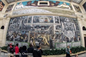 Diego Rivera Mural, at the DIA