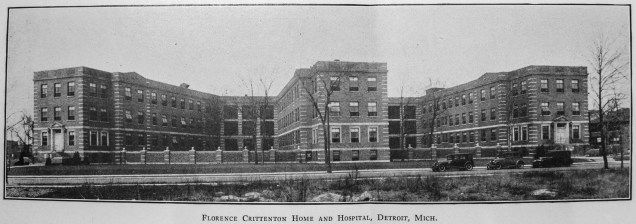Florence Crittenton Home and Hospital Detroit, 1932. Source: Fifty Years' Work with Girls, 1883-1933: A Story of the Florence Crittenton Homes